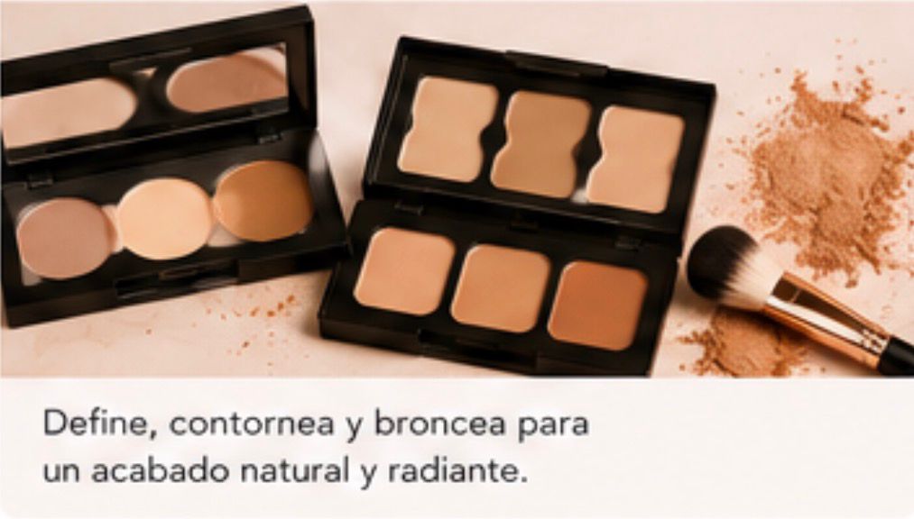 Contorno y bronceadores